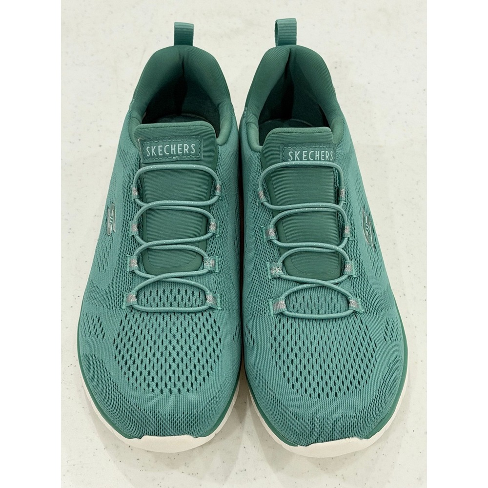 Sketchers Women's Sneakers Size 7.5 Sage Virtue Washable Mesh Slip Ons Bungee - Picture 2 of 7